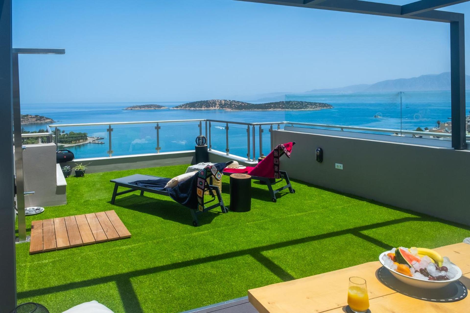 Apartmán Thea Panoramic Sea View Ágios Nikólaos Exteriér fotografie